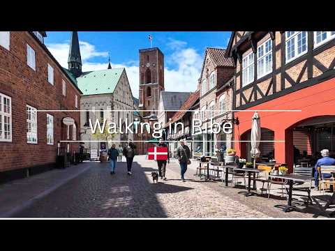 Walking in Ribe 🇩🇰 / Denmark's Oldest Town / 4K