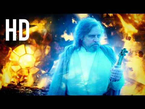 Luke as a Force Ghost' The Rise Of Skywalker Clip
