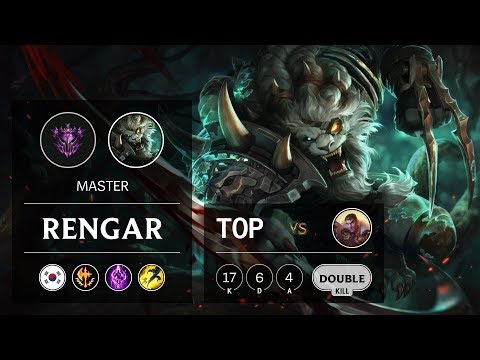 Rengar Top vs Jayce - KR Master Patch 9.10