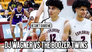 DJ Wagner's LAST High School Game?? DJ Wagner & Camden GO AT IT w/ The Boozer Twins! The Throne 2023