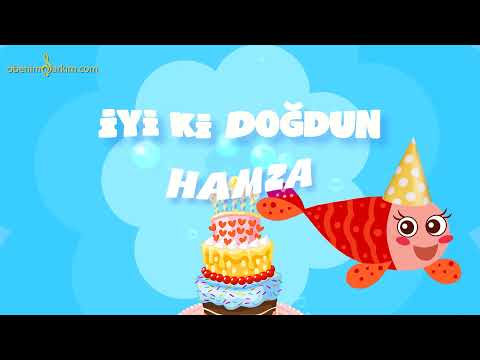 İyi ki Doğdun HAMZA - İsme Özel Kırmızı Balık Doğum Günü Şarkısı