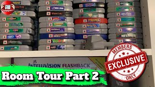 First Ever Gaming Room Tour - Part 2 - Why N64? -  Members Only