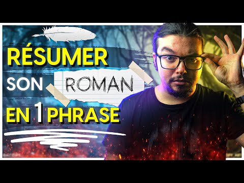 Comment résumer son ROMAN en 1 PHRASE (c'est possible)