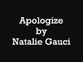 Apologize by Natalie Gauci 