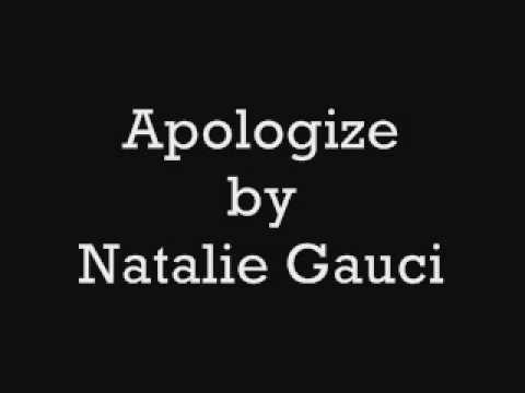 Apologize by Natalie Gauci