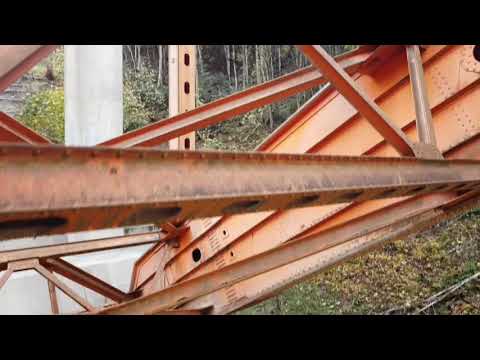 Under The Spuzzum Bridge in The Fraser Canyon