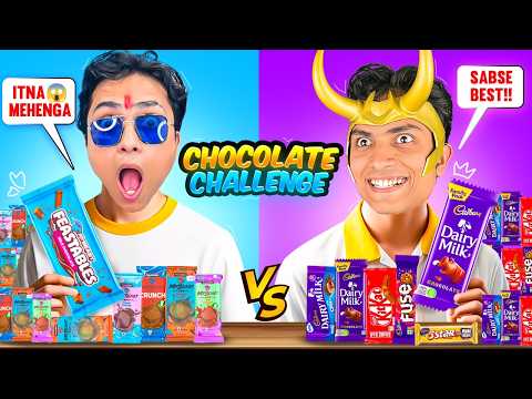 IRONMAN Tried all types of FEASTABLES & CADBURY CHOCOLATES 🍫😱