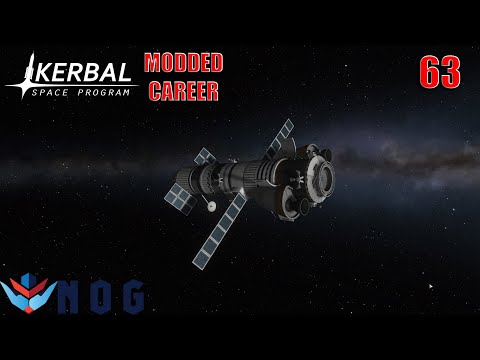 Kerbal Space Program | Modded Career 63 | A lot of corrective burns