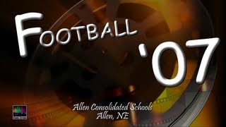 preview picture of video 'Football 2007 Game 6 - Allen vs Wausa'