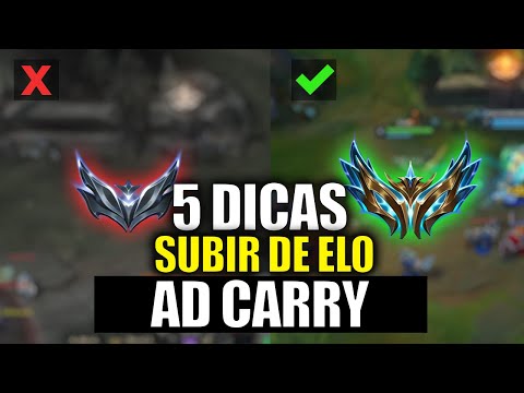 5 DICAS PARA SUBIR DE ELO COMO ADC! MELHORE SEU FARM, MECÂNICA e MACRO COM DICAS SIMPLES!