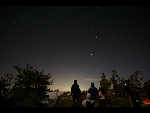 A (Crew) Dragon Chasing the Space Station, as Seen from Earth