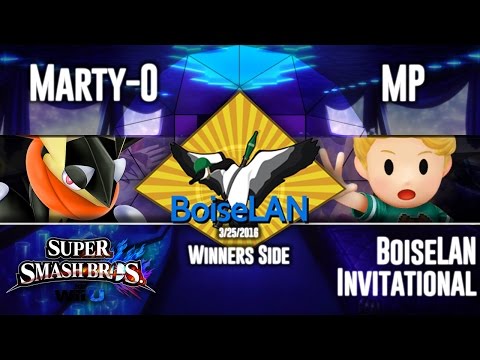 BoiseLAN Invitational: Marty-O (Greninja) Vs. MP (Lucas, Ness) - SSB4 Singles Winners