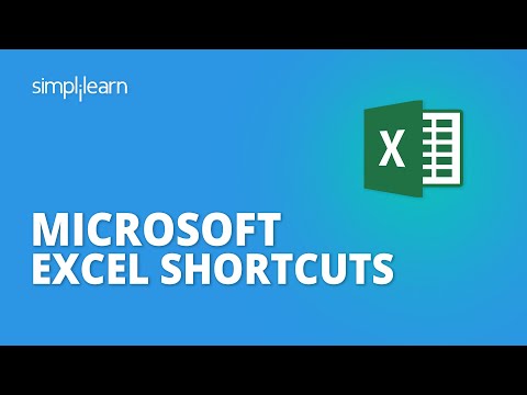 Microsoft Excel Shortcuts 2020 | Best Excel Shortcuts A Computer User Must Know In 2020 |Simplilearn
