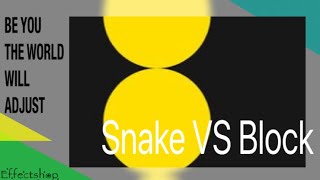 ［単発アプリ実況］見たらわかる、ハマるやつやこれ : Snake VS Block