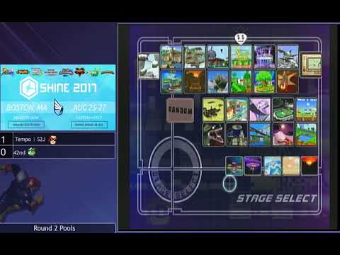 Shine 2017 SSBM - Tempo | S2J (C. Falcon) vs. 42nd (Jigglypuff) - Melee Round 2 Pools