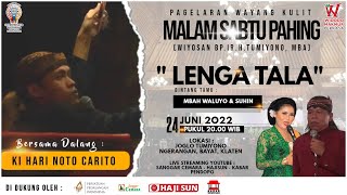 Download lagu LIVE. Wayang Kulit Sabtu Pahingan. Ki Hari Noto Carito dan Mbah Waluyo & Suhin. Lakon 'Lenga Tala'. mp3