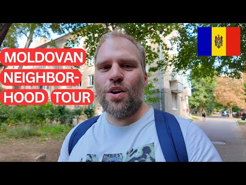 REAL Neighborhood Tour In Moldova 🇲🇩 | Sectorul Buiucani Chişinău