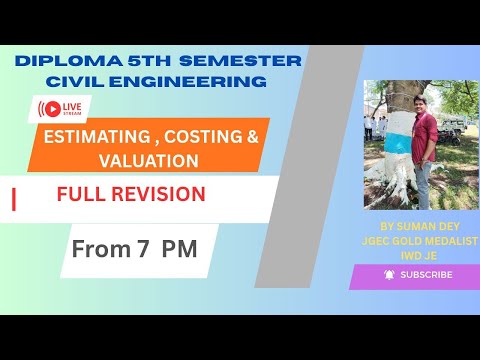 REVISION   OF ESTIMATING,COSTING & VALUATION (CEPC 502) | WBSCTE | 5TH SEMESTER 2026 JAN | 3RD YEAR