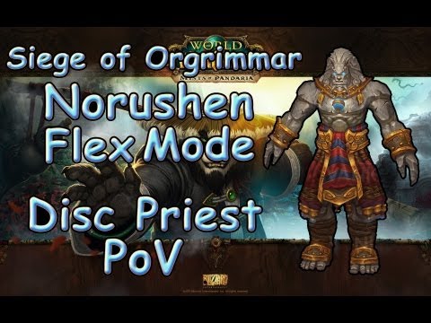 Norushen Flex Mode Siege of Orgrimmar - Discipline Priest (PoV) Specific Guide