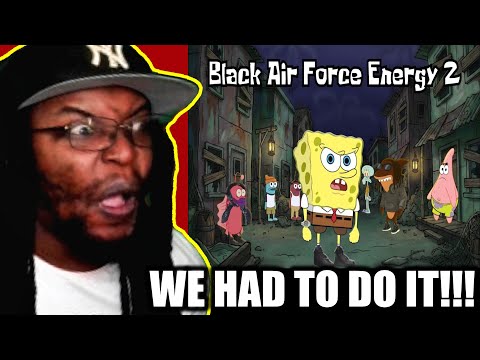 LOOSE STRAPS (Black Air Force Energy 2) Music Video [YourBoySponge] DB Reaction