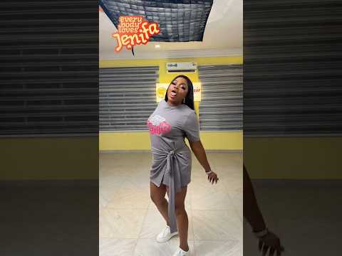 Funke akindele on everyone loves Jenifa with the cast on the attitude challenge 🤣🤣 #funkeakindele