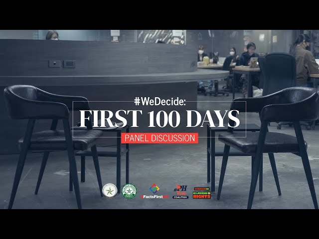 WATCH: #WeDecide – The First 100 Days panel discussion