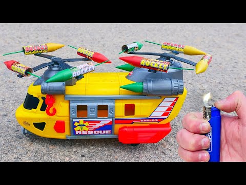 Helicopter and Fireworks