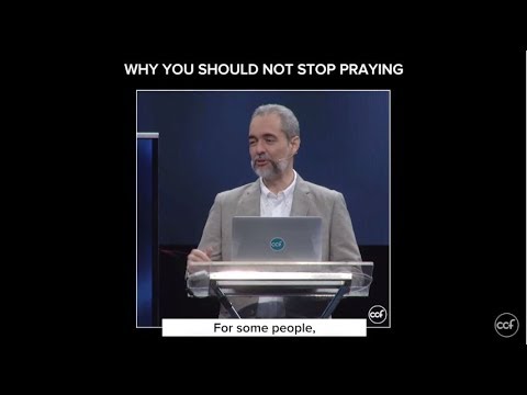 Why You Should Not Stop Praying - Ricky Sarthou - Profiles of Prayer Snippets
