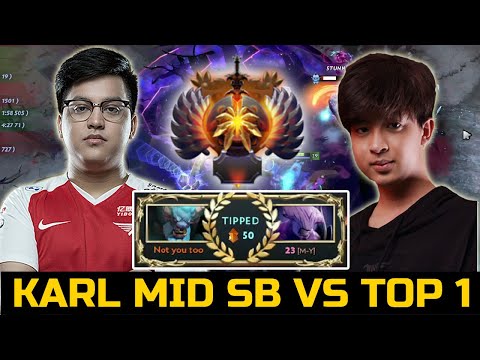 23SAVAGE VS KARL MID SPIRITBREAKER - INTENSE GAME DOTA 2