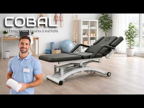 Cobal lettino massaggi fisioterapia 3 motori 2 snodi