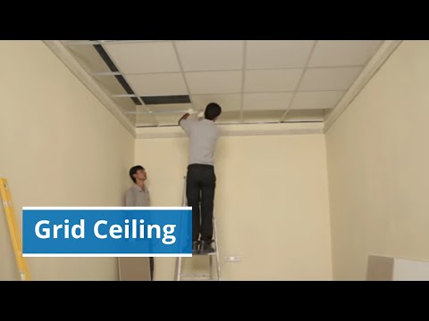 Coated modular grid false ceiling, thickness: 8 mm, 2x2 feet