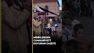 🇹🇷 Miniklerden anlamlı gazete dağıtımı