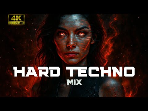 HARD TECHNO MIX | 4K Psy Visuals | Dark Industrial Rave 