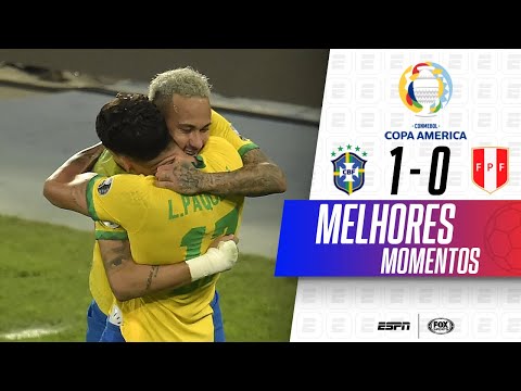 Gols e lances de Brasil x Peru