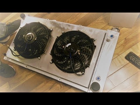 454 C10 ALUMINUM RADIATOR INSTALL DUAL FANS / ITS A REALLY "COOL" VIDEO