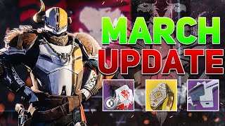 Trial Changes, Prophecy Dungeon REFRESH, & More (MARCH UPDATE) | Destiny 2
