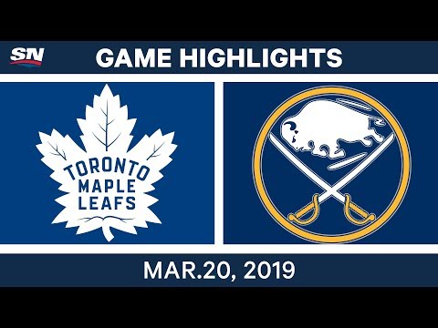 NHL Game Highlights | Maple Leafs vs. Sabres - March 20, 2019
