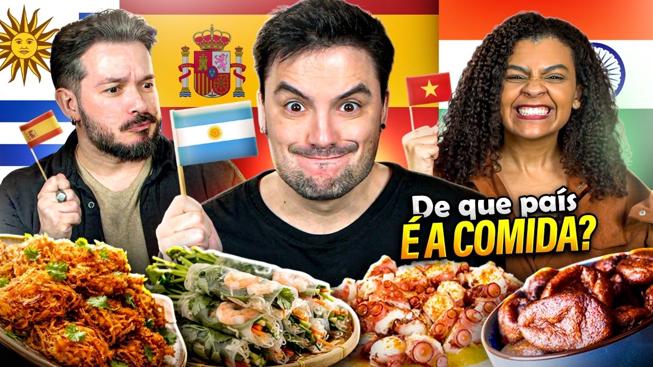 DESAFIO! ESSA COMIDA É DE QUAL PAÍS?