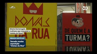 'Donas da Rua': Senado expõe ilustrações de Mauricio de Sousa em homenagem a mulheres