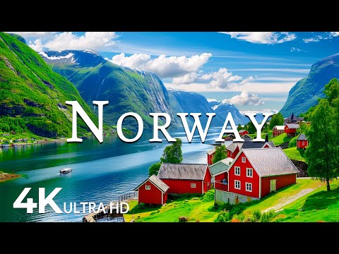 FLYING OVER NORWAY (4K UHD) - Deep Relaxation Film with Relaxing Music - 4K Video Ultra HD