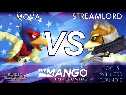 The Mango Homecoming - Mova (Falco) VS 20XX | Streamlord (Fox) - SSBM - Pools - Winners Round 2