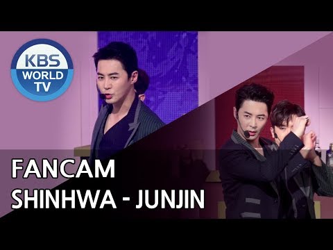 [FOCUSED] SHINHWA's  JUNJIN- Kiss Me Like That [Music Bank / 2018.08.31]
