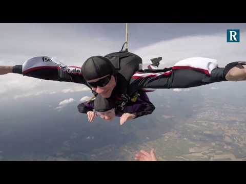 Fallschirmsprung: So sieht der freie Fall aus
