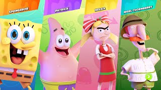 Nickelodeon All-Star Brawl - Spongebob & Patrick vs Helga & Nigel Thornberry  - Gameplay PC 2021