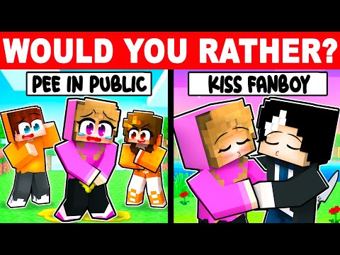 Insane Would You Rather with Fans in Minecraft