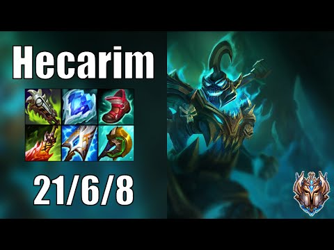 Hecarim vs Graves JUNGLE - Patch 12.21 euw1 CHALLENGER