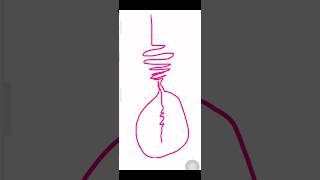 One line drawing with 💡#art #shortvideo #shorts #onelinedrawing #light #drawing