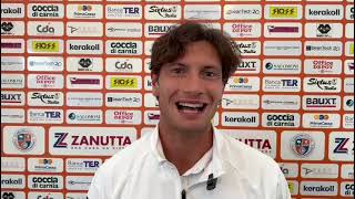 ADRIANO FUSCO AL TERMINE DELL’AMICHEVOLE CON IL TABOR SEZANA