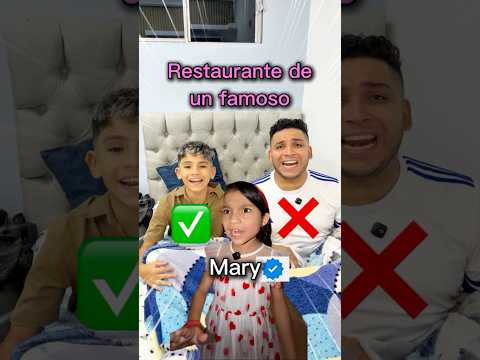 Aparecimos en el restaurante de un famoso 😱 #humor #viralvideo
