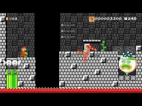 The Ultra Castle II by spiny123 🍄 Super Mario Maker 2 ✹Switch✹ #axg